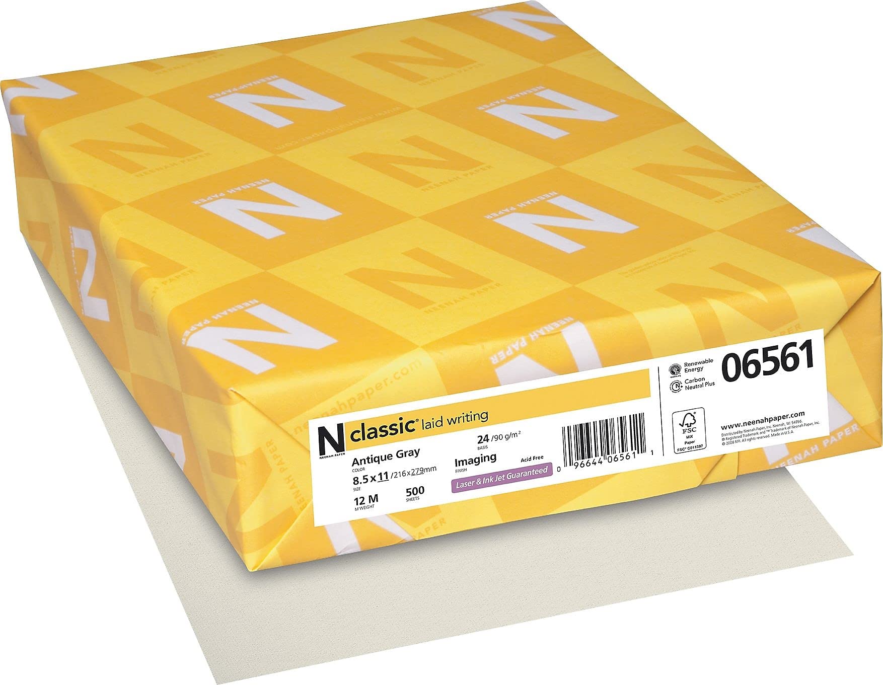 Amazon.com : Neenah Paper Classic 8 1/2-inch x 11-inch 24 lbs